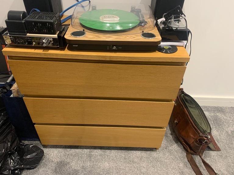 IKEA Malm 3 Drawer Chest of Drawers