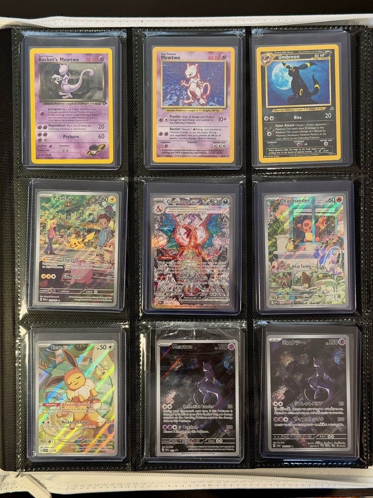 252 Pokémon Cards Binder NM – WOTC to Modern, Sealed, Promo EX/SIR Collection - EBAY LISTING