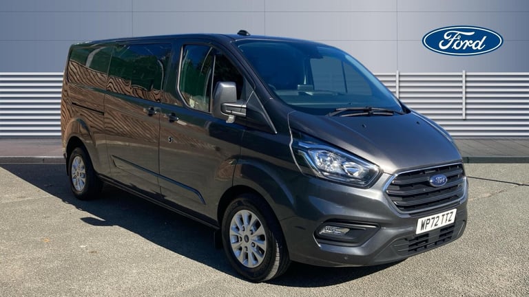 2022 Ford Transit Custom 320 L2 Diesel Fwd 2.0 EcoBlue 170ps Low Roof D/Cab Limited Van Auto Crew...