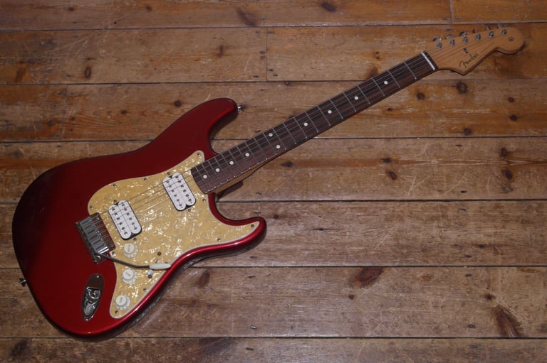 1997 Fender USA Big Apple Stratocaster Candy Apple Red fitted with 2016 Fender 60s Roadworn neck