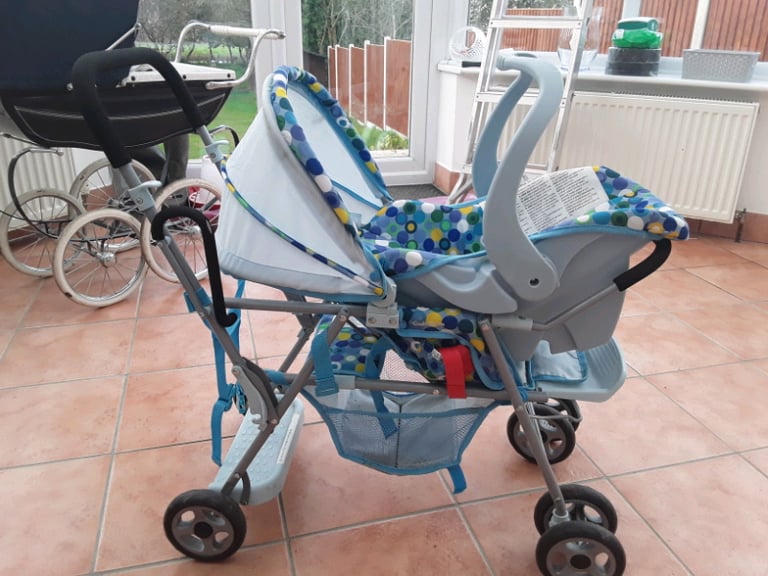 Joovy childrens double stroller, with car seat | in Clacton-on-Sea, Essex |  Gumtree