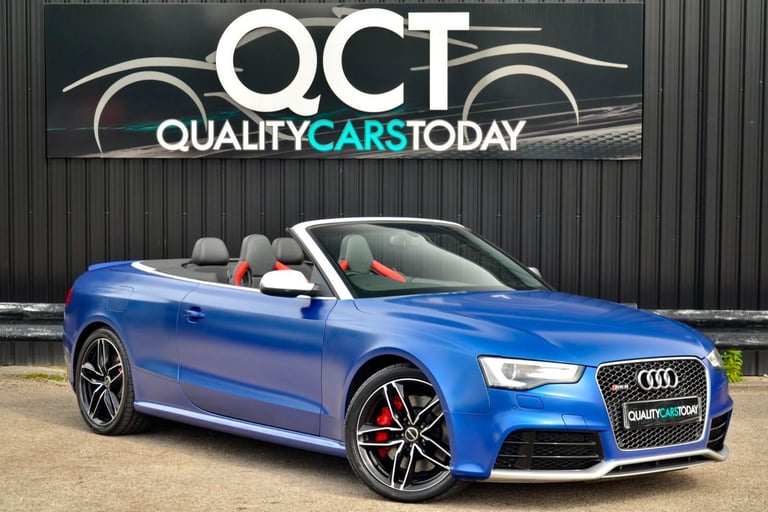 2015 '65' Audi RS5 4.2 V8 Limited Edition Convertible + Matte Paint + Perf Seats