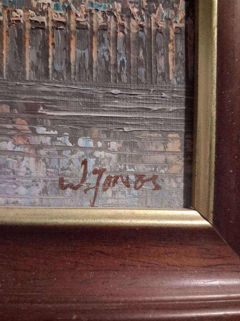 Fishing Boats themed painting 