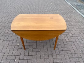 Large drop leaf dining table 