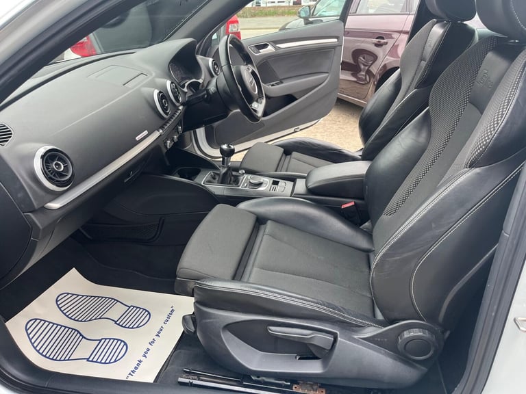 2014 Audi A3 1.4 TFSI CoD S line Euro 6 (s/s) 3dr HATCHBACK Petrol Manual