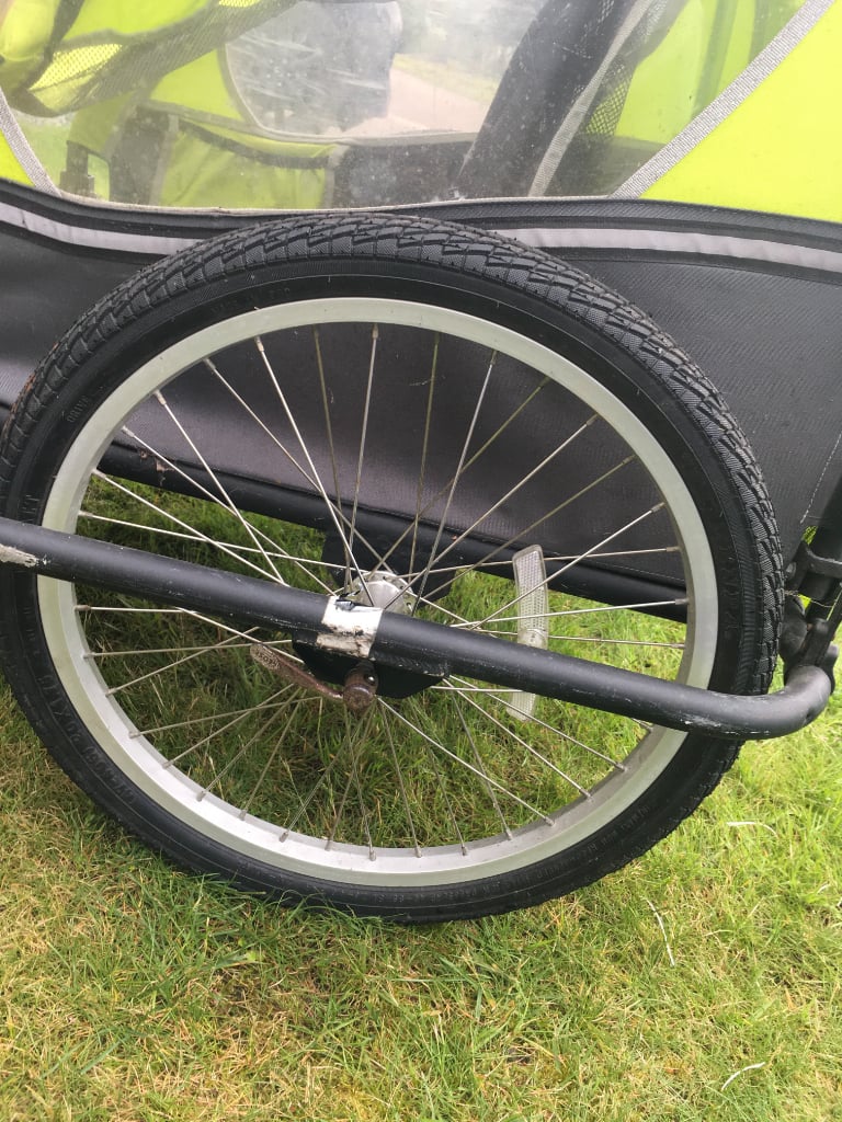 Used 2 seater bicycle trailer and pushchair conversion kit