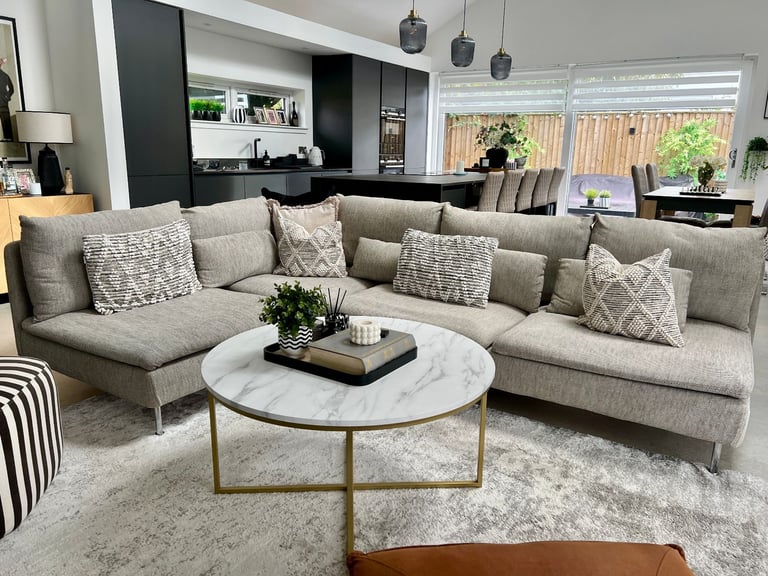 image for LARGE NEUTRAL IKEA SODERHAMN CORNER SOFA