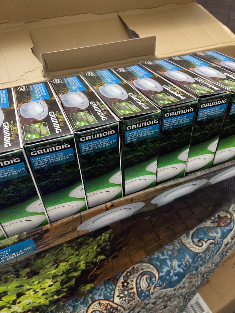Garden grundig waterproof outdoor solar led
