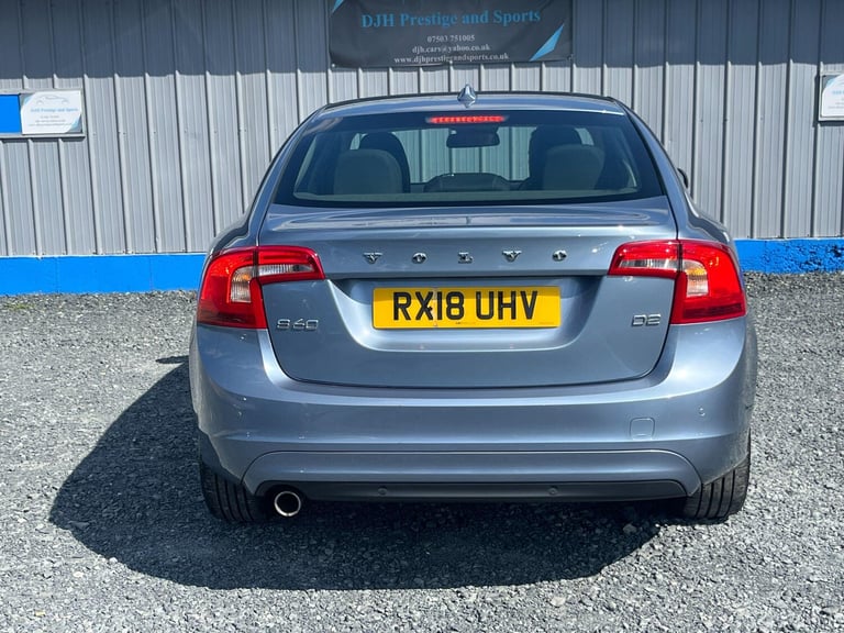 2018 Volvo S60 2.0 D2 Business Edition Lux Euro 6 (s/s) 4dr SALOON Diesel Manual