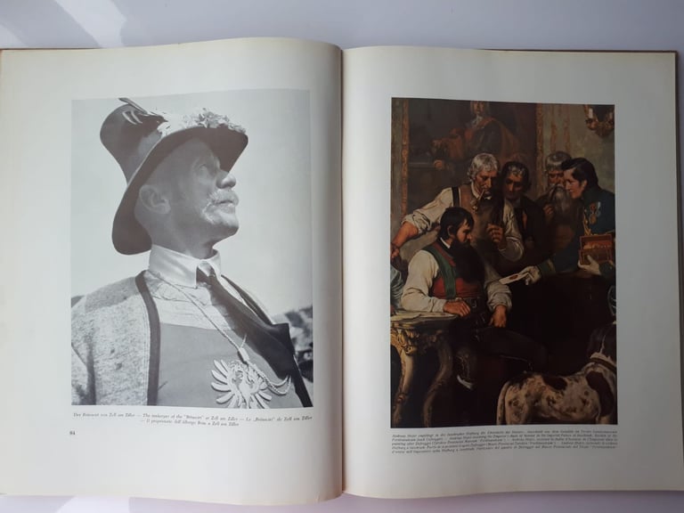 Tyrol. Franz Gschnitzer, Very rare book about Alps in Austria from 1950 Österreich 