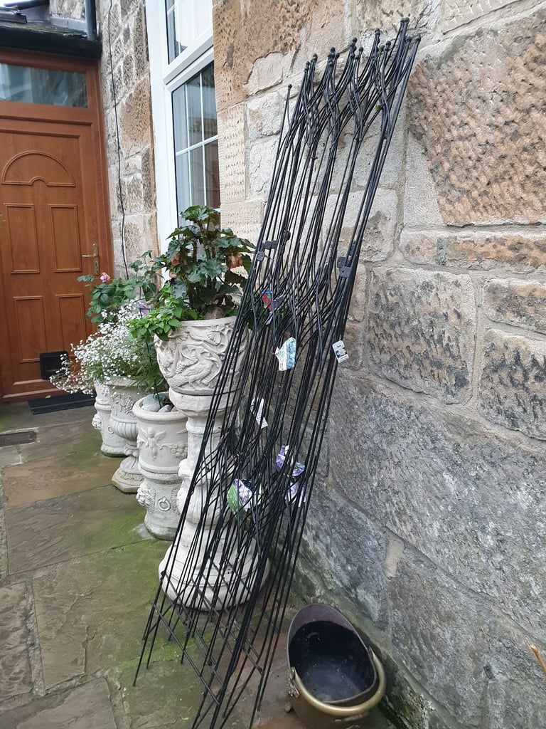 Large Metal Trellis Wall Climbing Garden Plant Frame Rose Support 1.8m x 40cm