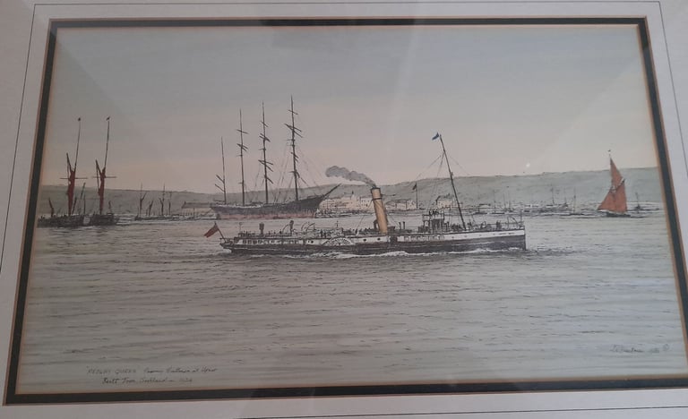 image for Medway Queen framed print.
