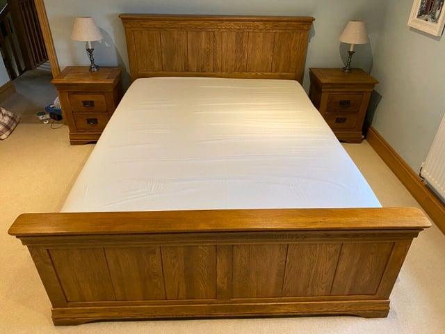 King Size 'OAK FURNITURELAND' Solid Oak Bedroom Furniture Set | in  Gillingham, Dorset | Gumtree