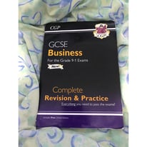 GCSE business CGP revision book. Message for information