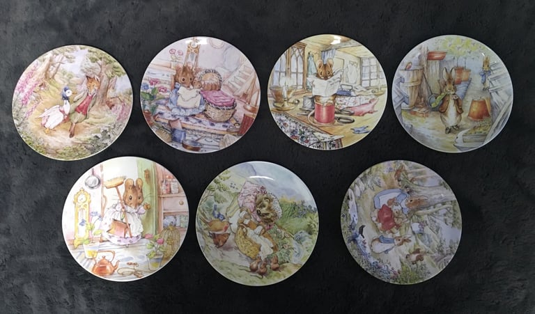 Wedgwood/Danbury mint ‘The world of Beatrix potter’ plate collection  
