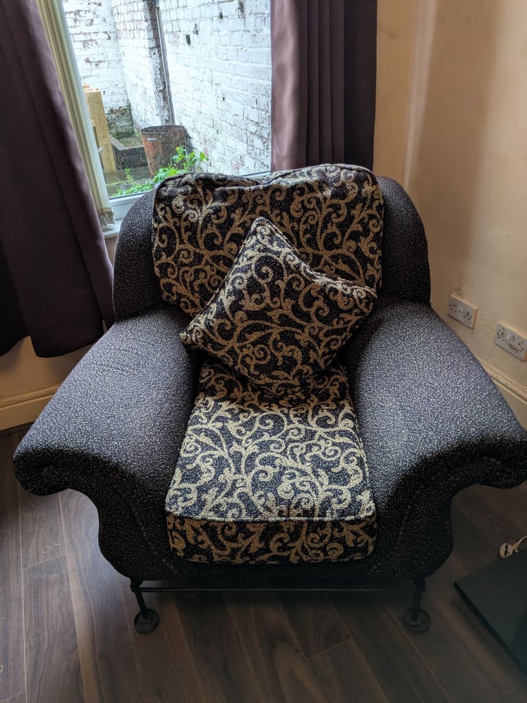 image for 2 Seater sofa with matching chair