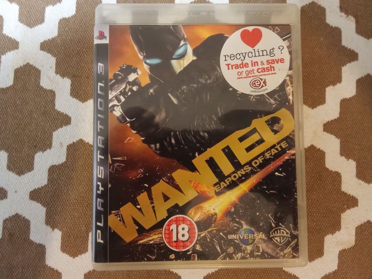 ps2 game- Wanted- weapons of fate