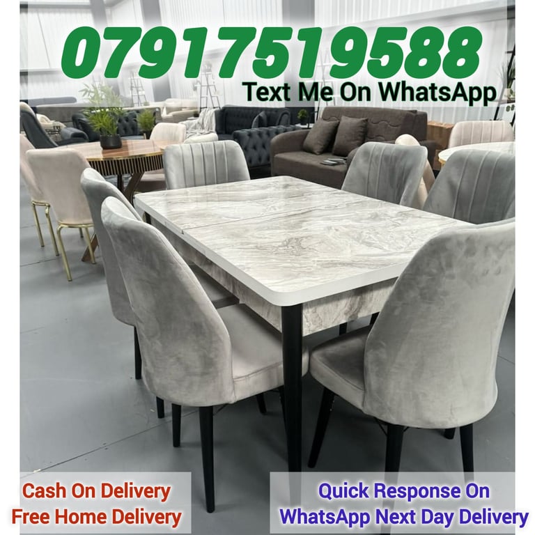 image for Dining Extended Tables and Four / Six Chairs