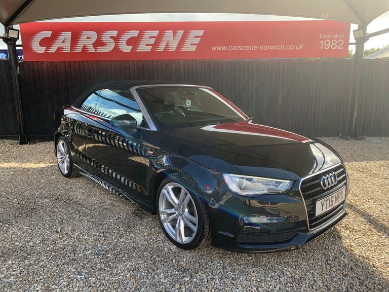 image for 2015 Audi A3 Cabriolet 1.4 TFSI CoD S line Euro 6 (s/s) 2dr CONVERTIBLE Petrol Manual