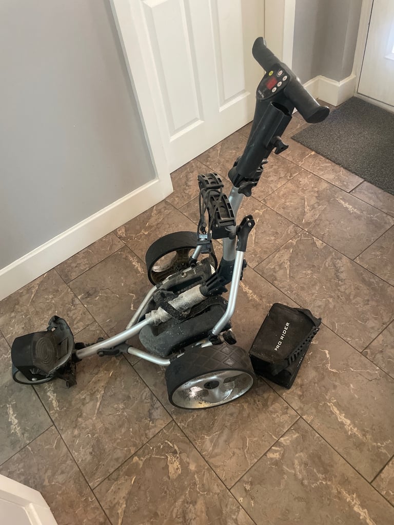 Pro rider electric golf caddy