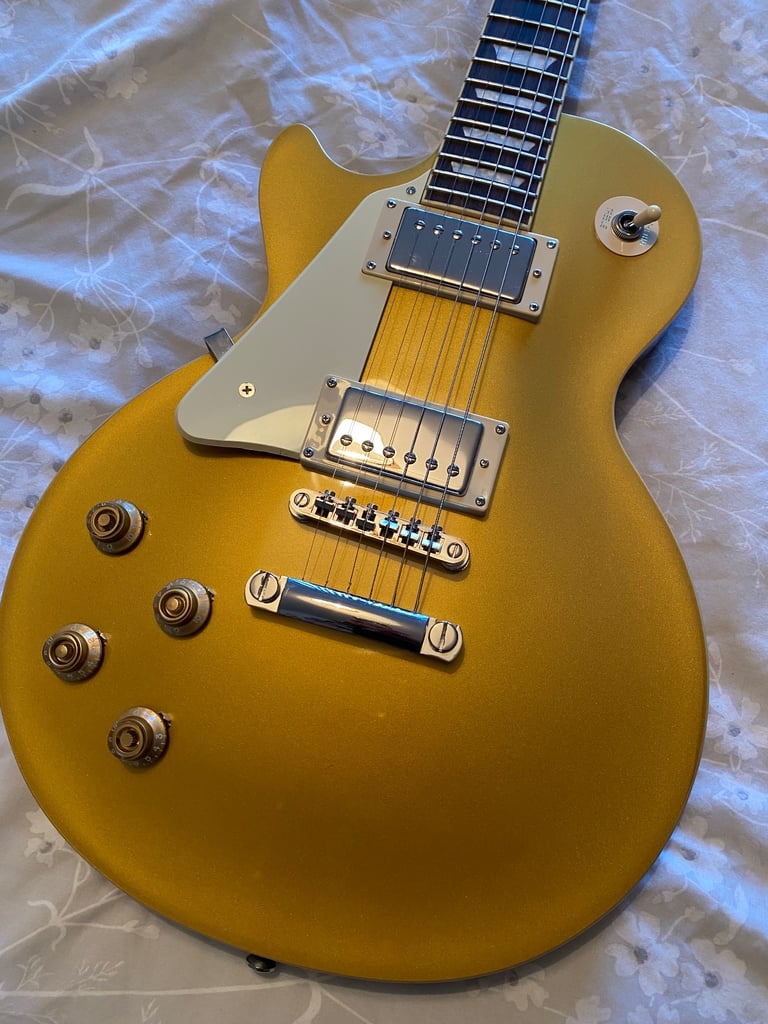 Epiphone Les Paul Standard Goldtop left handed electric guitar 