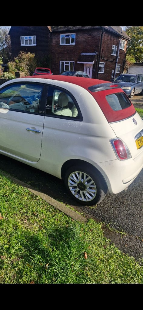Fiat, 500, Convertible, 2011, Manual, 1242 (cc), 3 doors