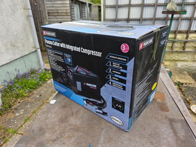 image for Boxed & Unused Parkside Plasma Cutter with Intergrated Compressor