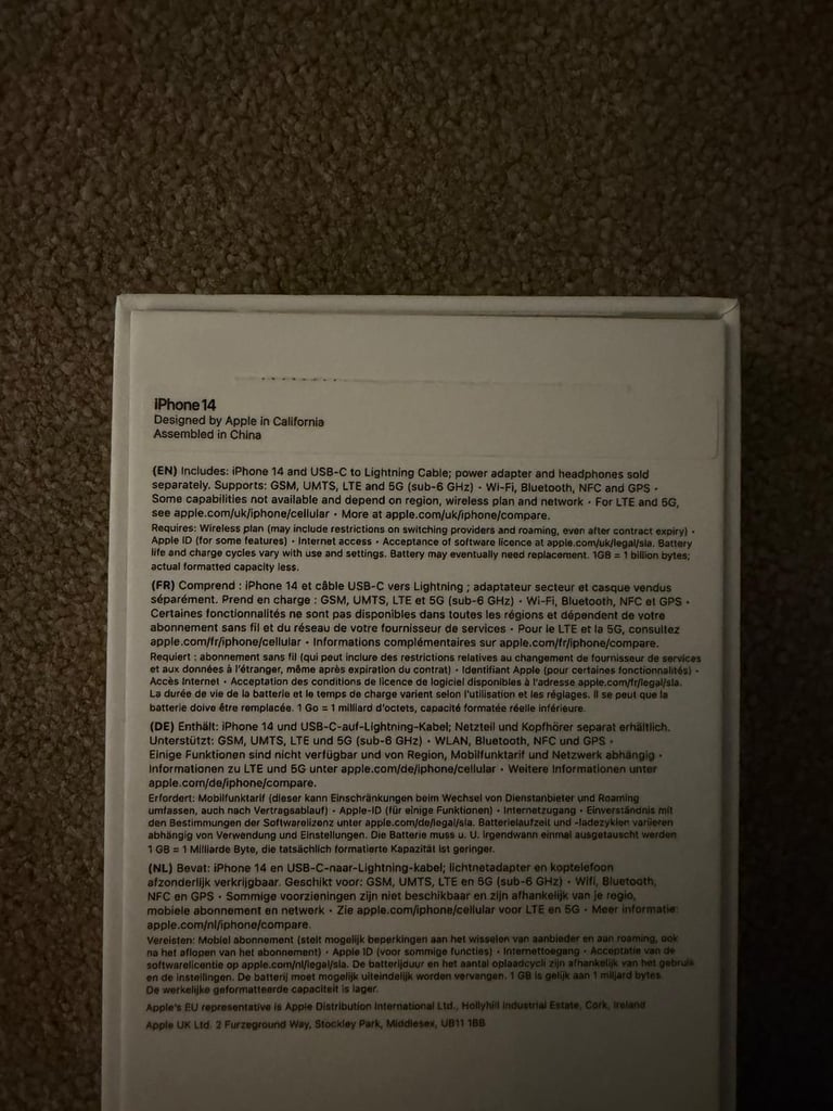 Iphone 14 256GB