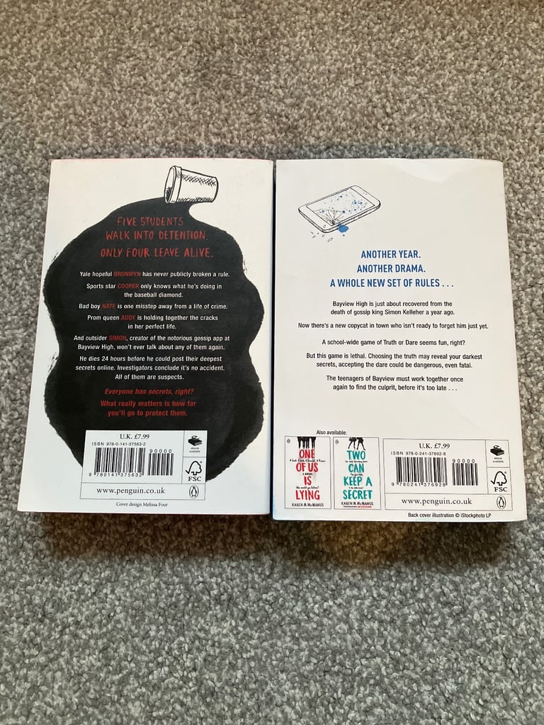 One Of Us Is Lying - book 1 & 2.