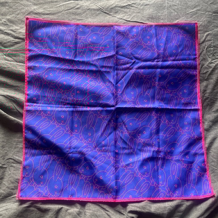 Lush Easter bunny rabbit furoshiki wrap scarf bandana