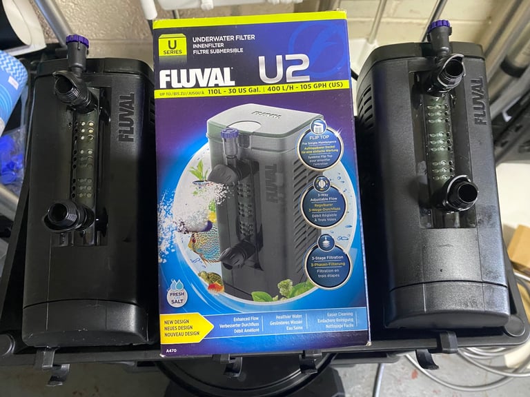 Fluval U2 filters x 2