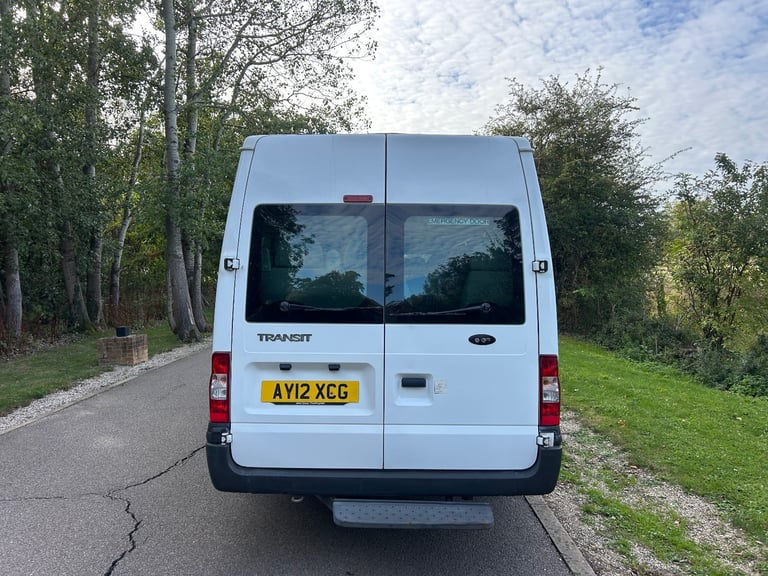 2012 FORD TRANSIT 17 SEAT MINIBUS EX LOCAL COUNCIL EXCELLENT CONDITION LONG MOT NO VAT