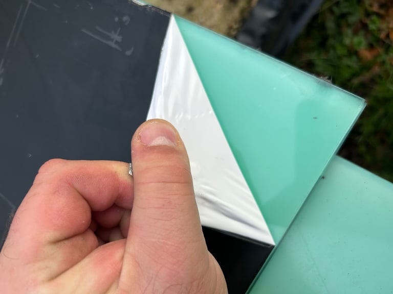 Clear acrylic plastic Perspex plexi glass 5mm thick 1100mm x 700mm and 1300mm x 700mm sheets   