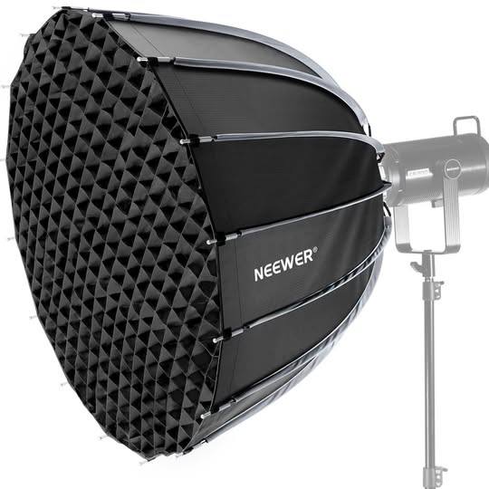 image for NEEWER 35.4&quot;/90cm Parabolic Softbox Bowens Mount, Quick Release with Diffusers/Grid/Bag