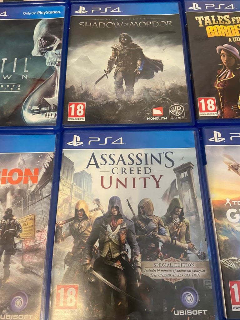 £65 PS4 PlayStation Games Bundle  10 Games 
