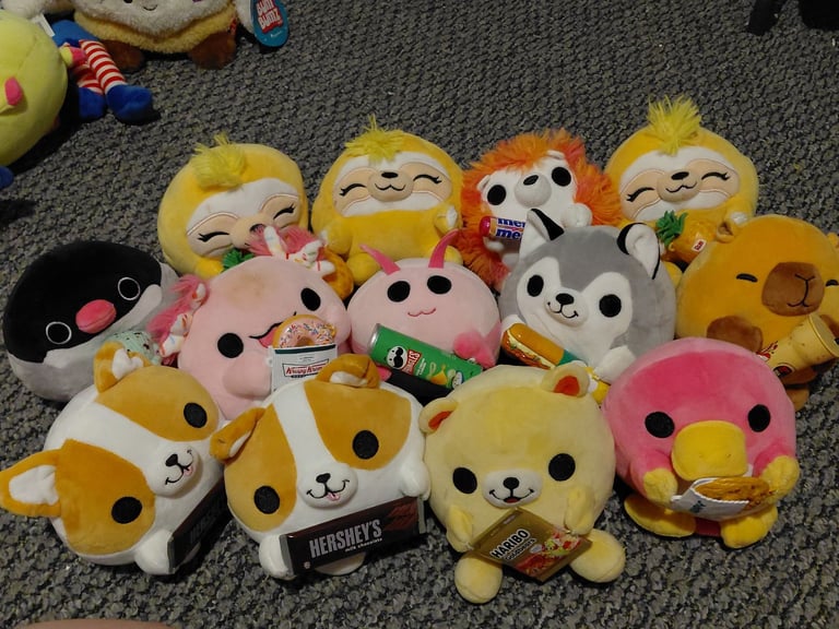 Whole lot of different toys and plushes