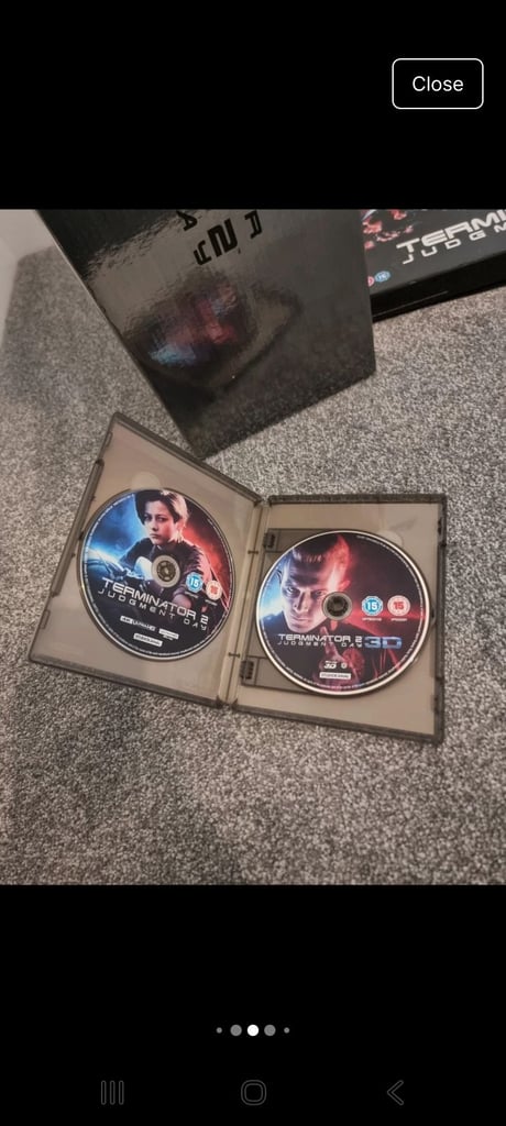 Terminator 2 end arm RARE ! w/ 4k , 3d  ,vinyl 3d 