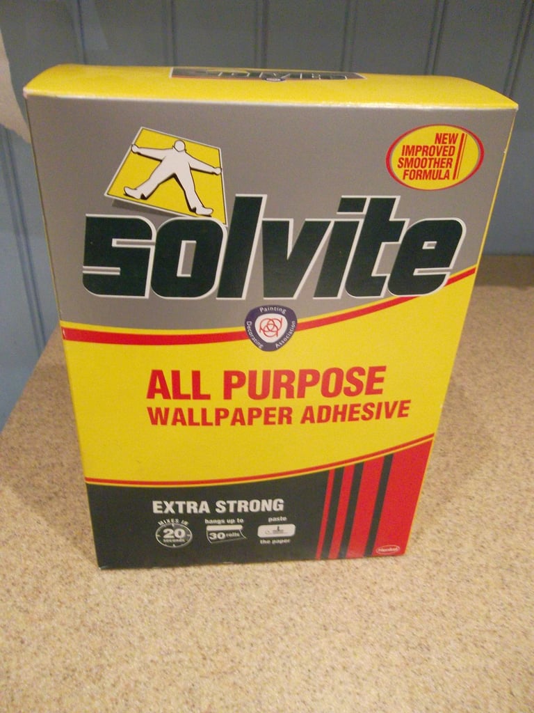 Wallpaper Glue Solvite 30 Roll Pack Brand New