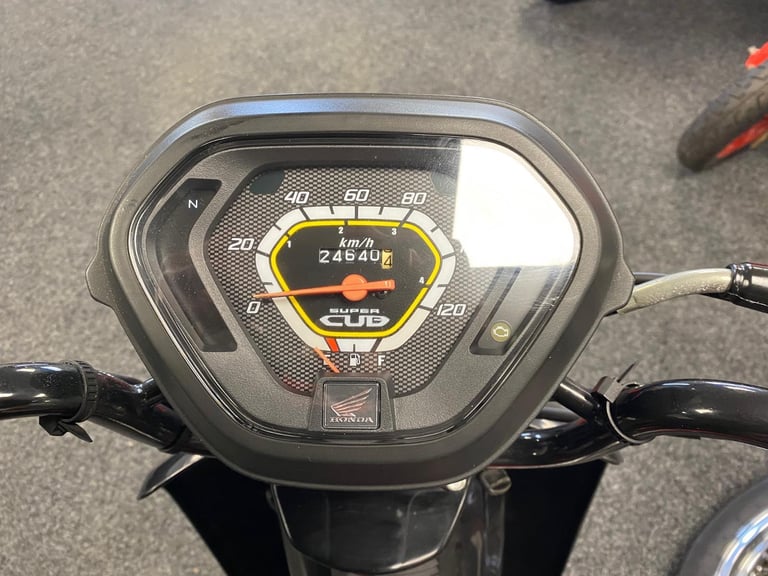 2013 JDM Honda CC110 Cross Cub in red and black