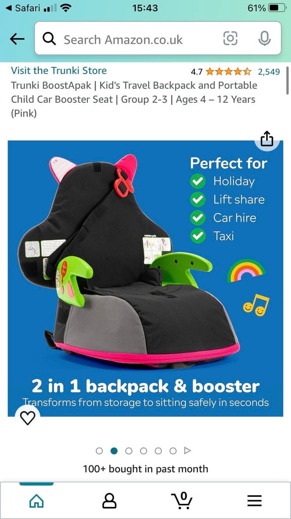 Trunki Boostapak £20.00 ono