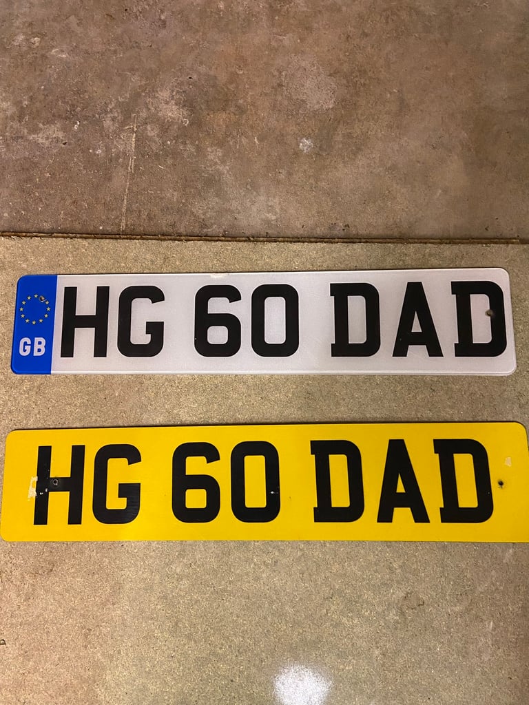 HG 60 DAD number plate | in Sutton-in-Ashfield, Nottinghamshire | Gumtree