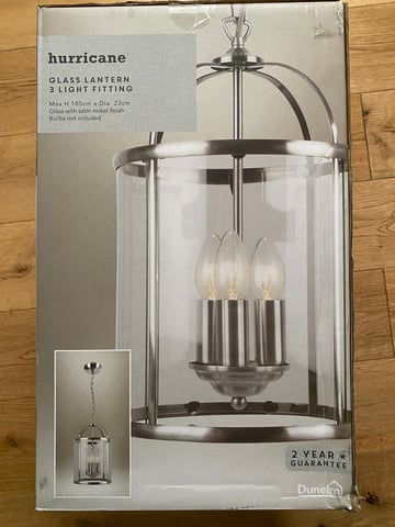 Dunelm hurricane outlet light