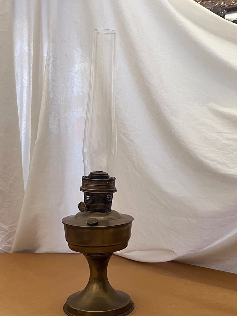image for Antique brass lamp