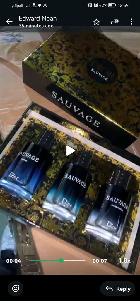 image for Dior gift (make) set x3 50ml bottles 