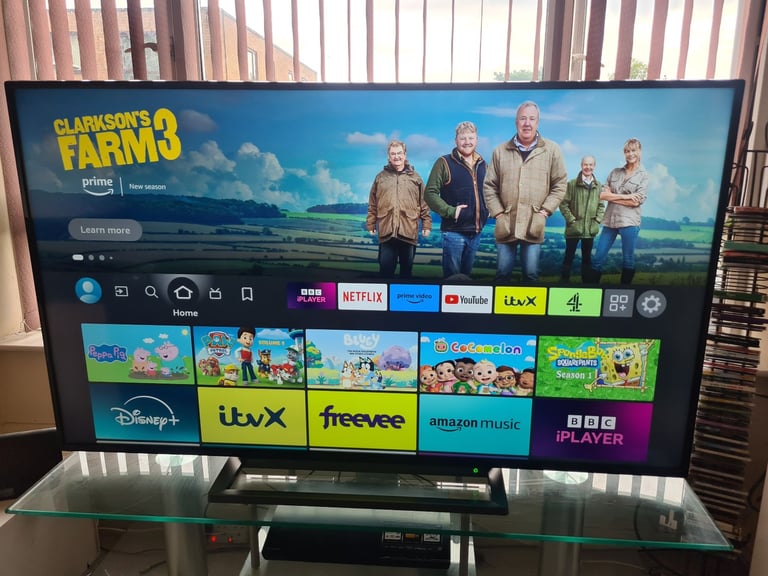 TOSHIBA 65 INCH SMART 4K UHD HDR LED FIRE TV WITH WIFI, FREEVIEW & FREESAT HD 