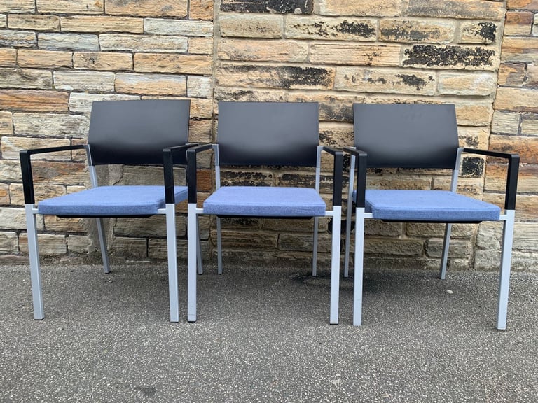 stackable meeting and allermuir dining chairs for sale  Each £35