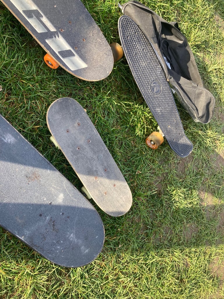 Four retro skateboards £30 the lot