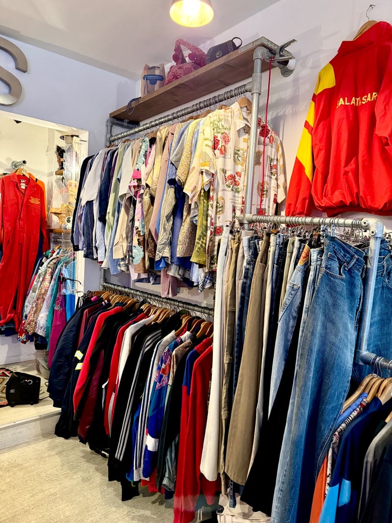 Complete Retail Shop Display - Ready to Elevate Your Store! Scaffolding Poles Wood Shelving Retail