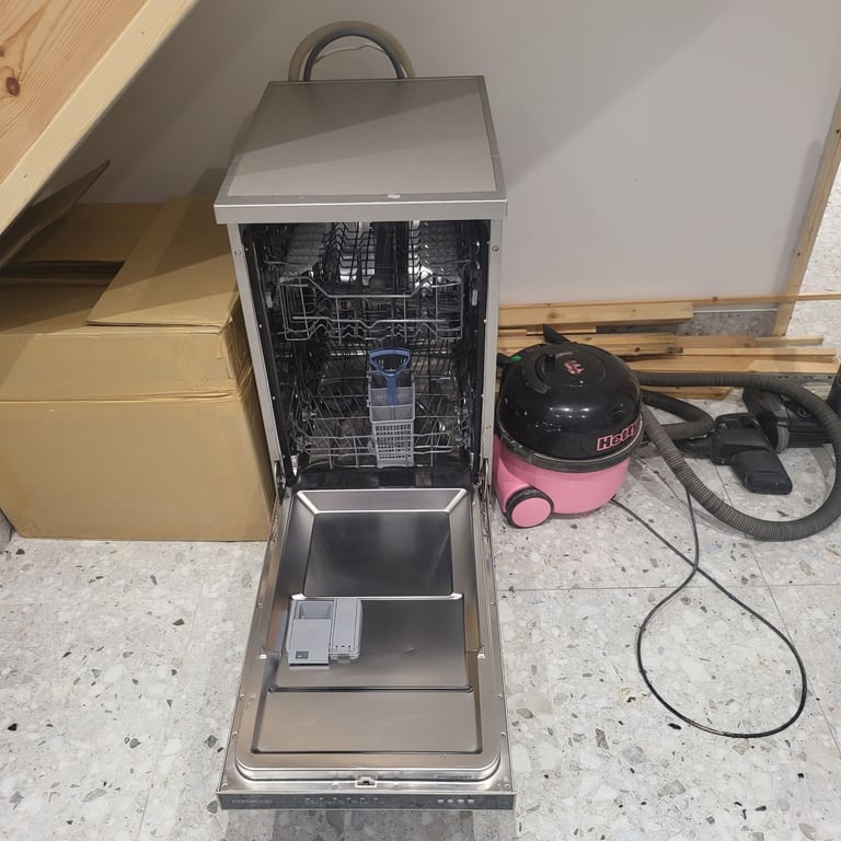 image for Kenwood kdw45x20 slimline dishwasher stainless steel 