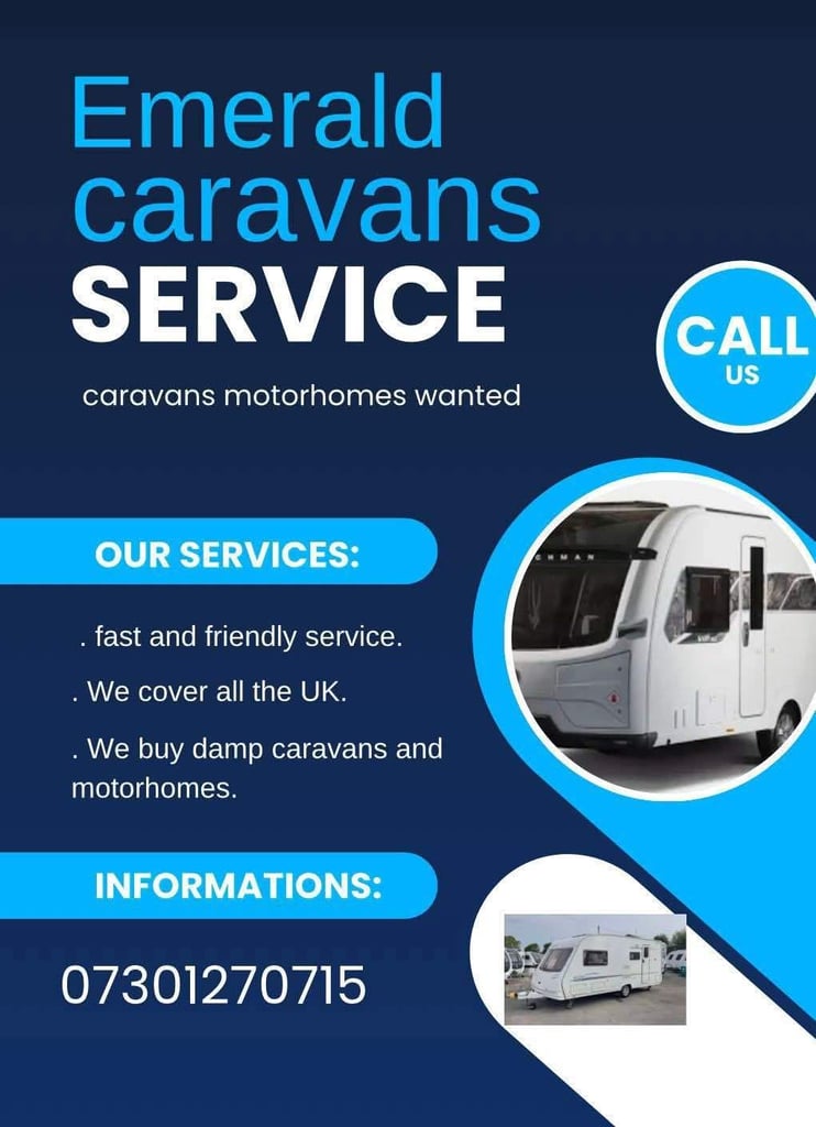 Caravans wanted any age 